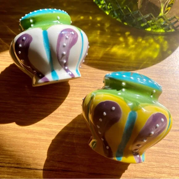 Anthropologie Salt & Pepper Shaker Set - Picture 3 of 6